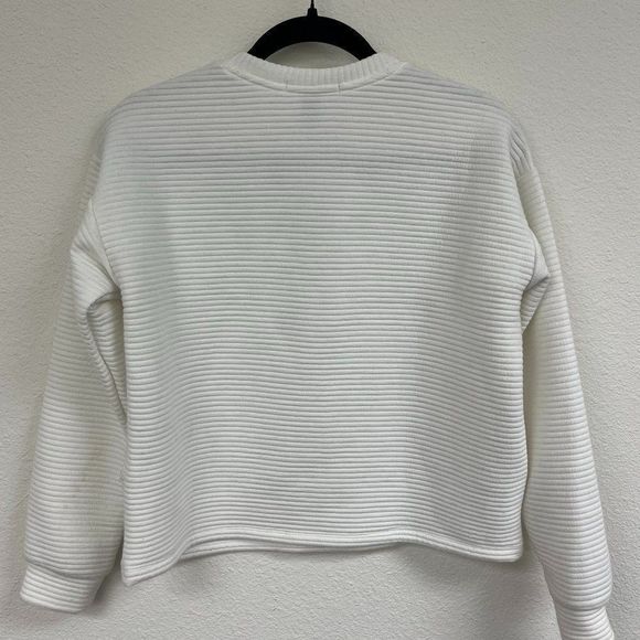 Forever 21 White Lace Up Sweater - Picture 3 of 6